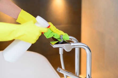 Professional office cleaning service in Croydon reception area