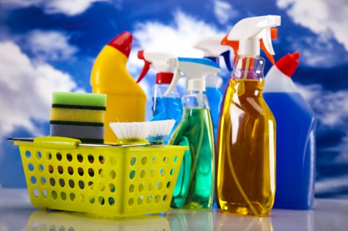 Office cleaners in Croydon maintaining a clean reception area