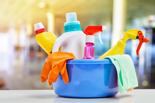 Office cleaners in Croydon maintaining a professional workplace