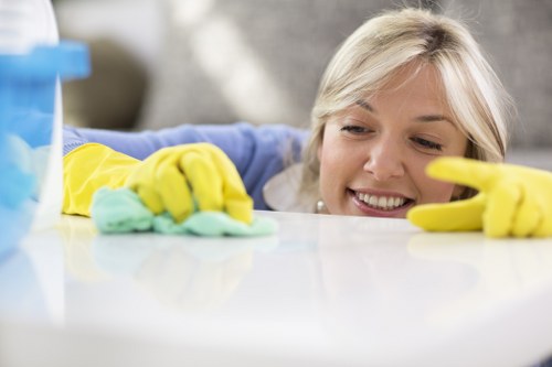 Professional response process for a cleaning service complaint