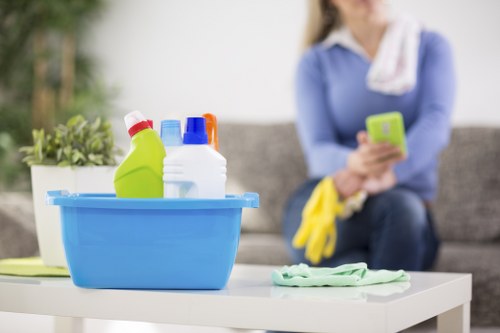 Professional house cleaning in Croydon kitchen area