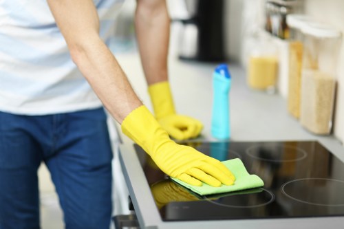 Deep cleaning and restoration of a hard floor surface in Croydon