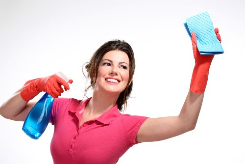 Leather sofa care and conditioning during professional cleaning
